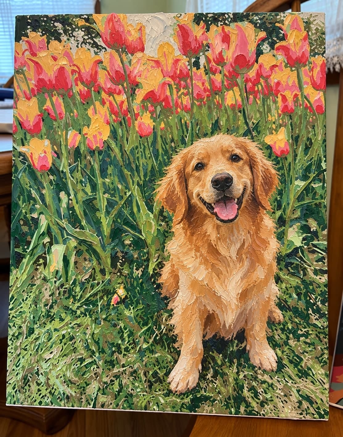 Customer photo review of Custom Paint by Numbers Kit - Turn Your Photo Into Hand-Painted Art