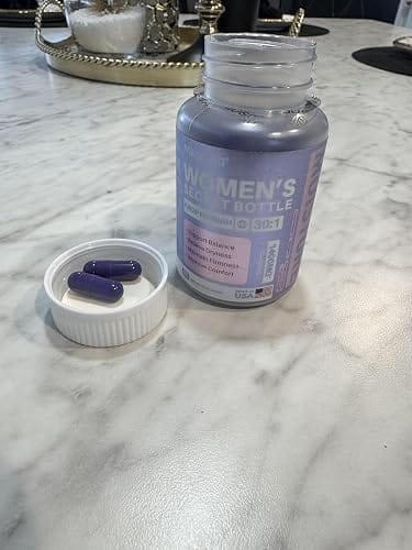 Customer photo review of Women's Intimate Wellness & Hydration Capsules with Kacip Fatimah & Slippery Elm, 60 Capsules