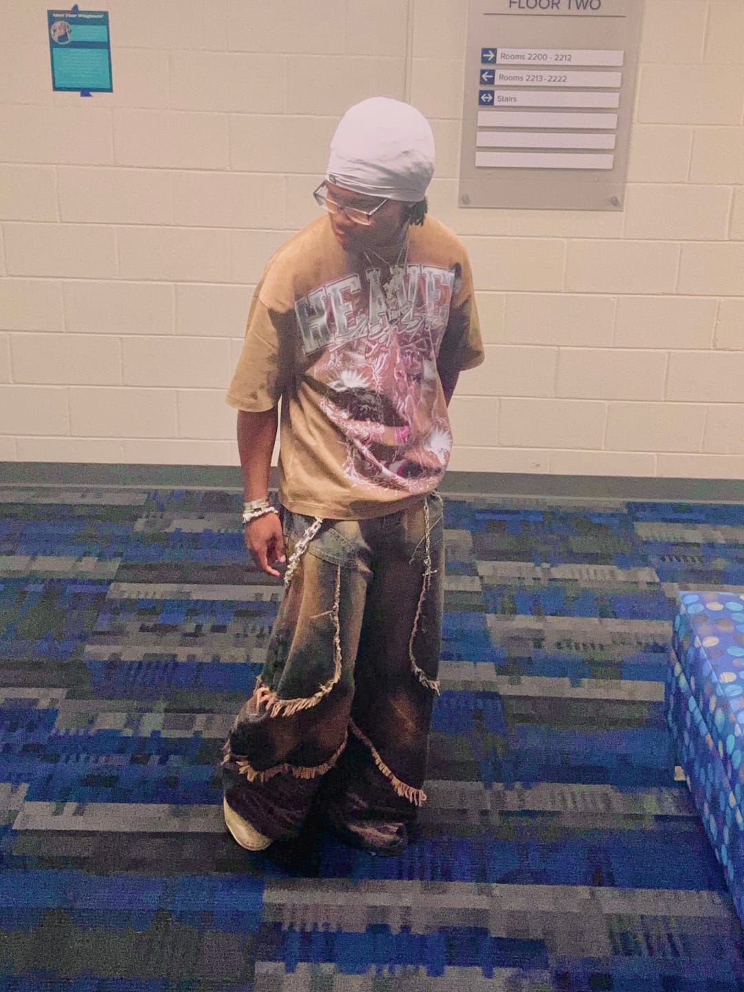 Customer photo review of Chrome Jesus Tee