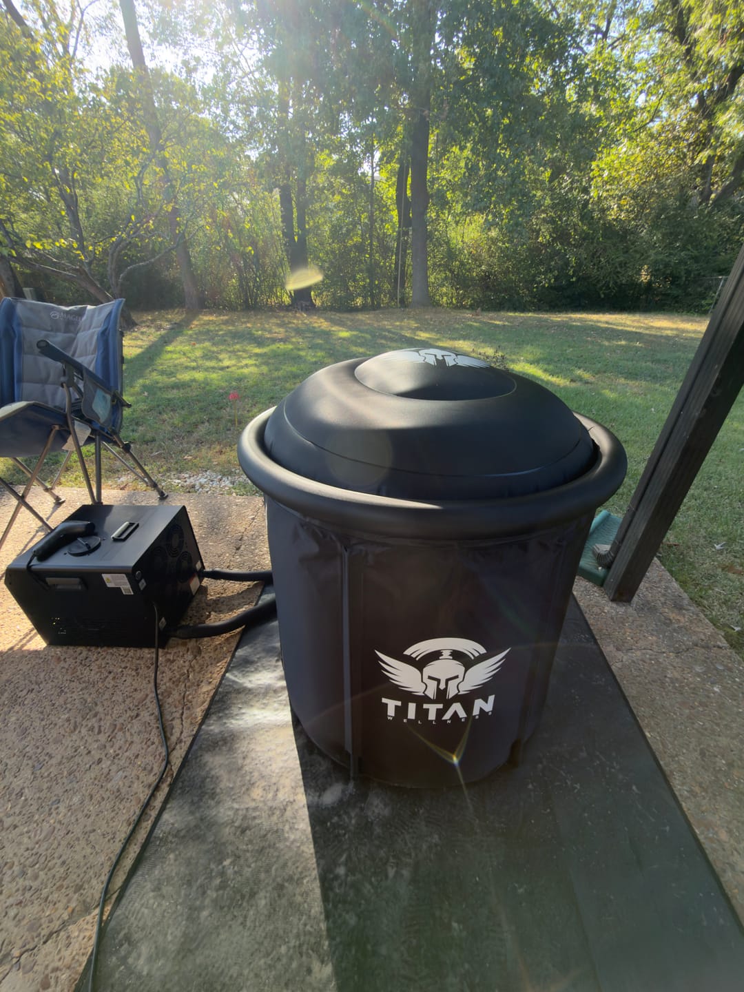 Customer photo review of All-in-one 1/2 HP Universal Cold Plunge Chiller Gen V