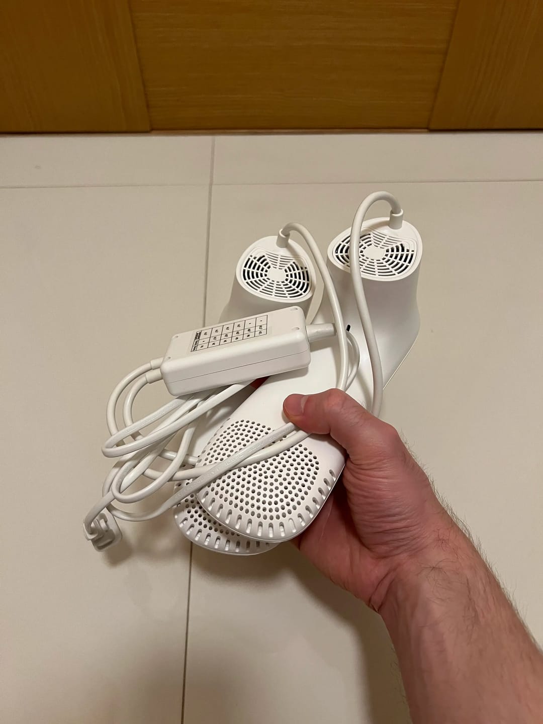Customer photo review of Ski Boot Dryer