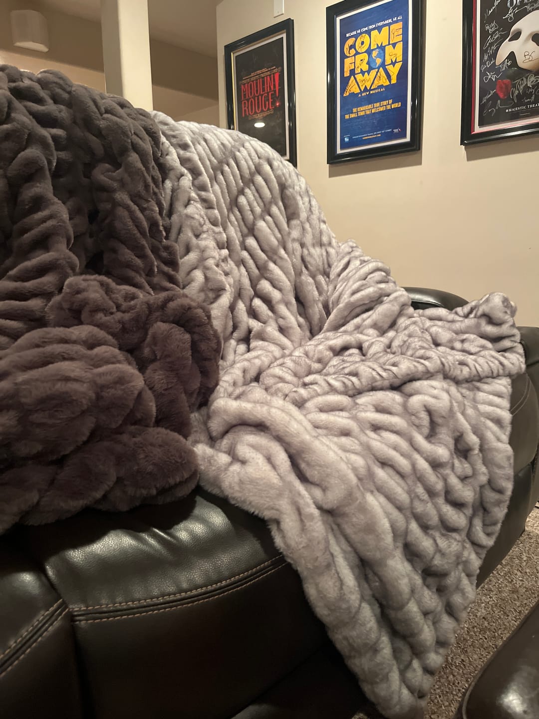 Customer photo review of Hugs Moonbeam Blanket