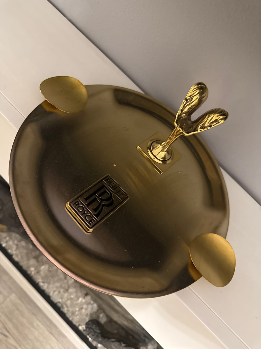 Customer photo review of ROLLS ROYCE METAL ASHTRAY (ROUND)