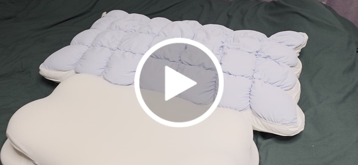 Customer video review of Puff Pillow