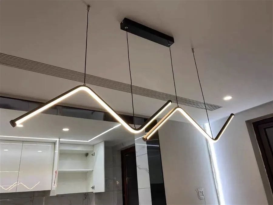 Customer photo review of Pendente Linear LED Hoffa 45cm ou 90cm