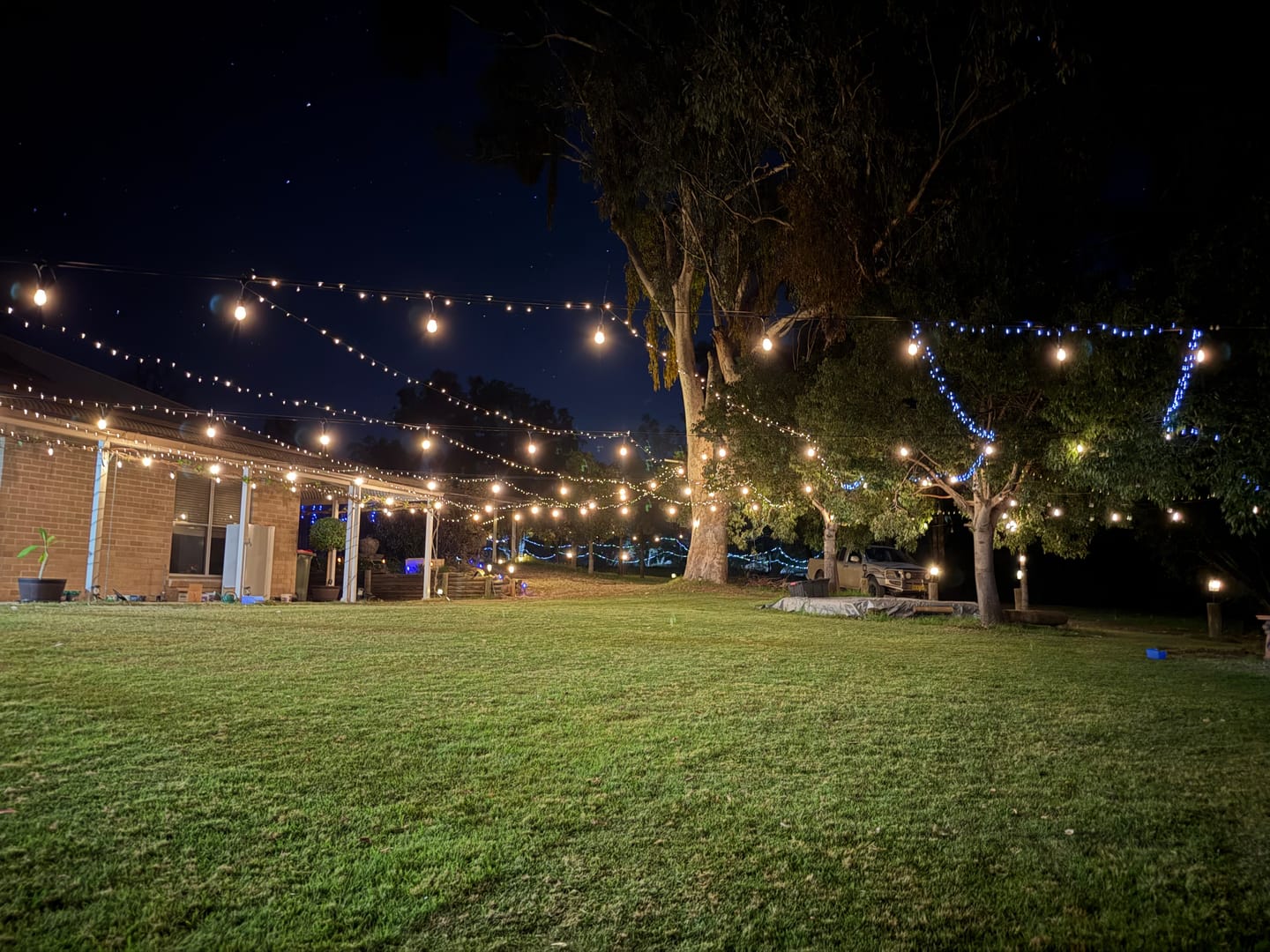 Customer photo review of Solar Festoon Lights