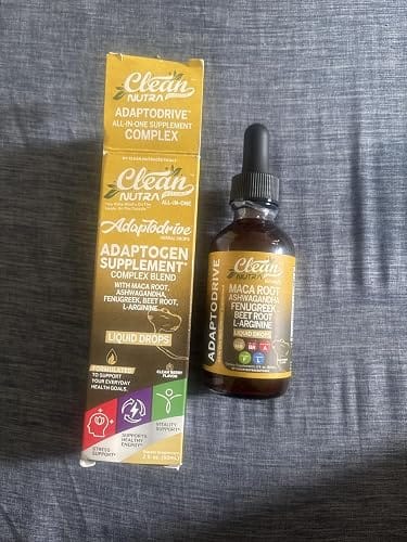 Customer photo review of Organic Maca Root Liquid Drops with Ashwagandha, Fenugreek & L-Arginine - Men & Women Vitality, 2oz