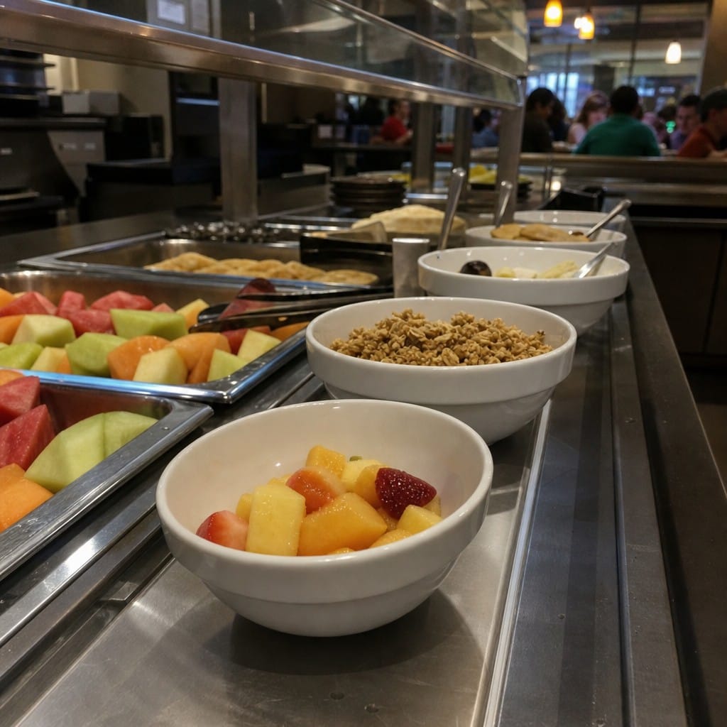 Customer photo review of Cereal Bowls 540ml Porcelain for Busy Catering Environments (Pack of 12)