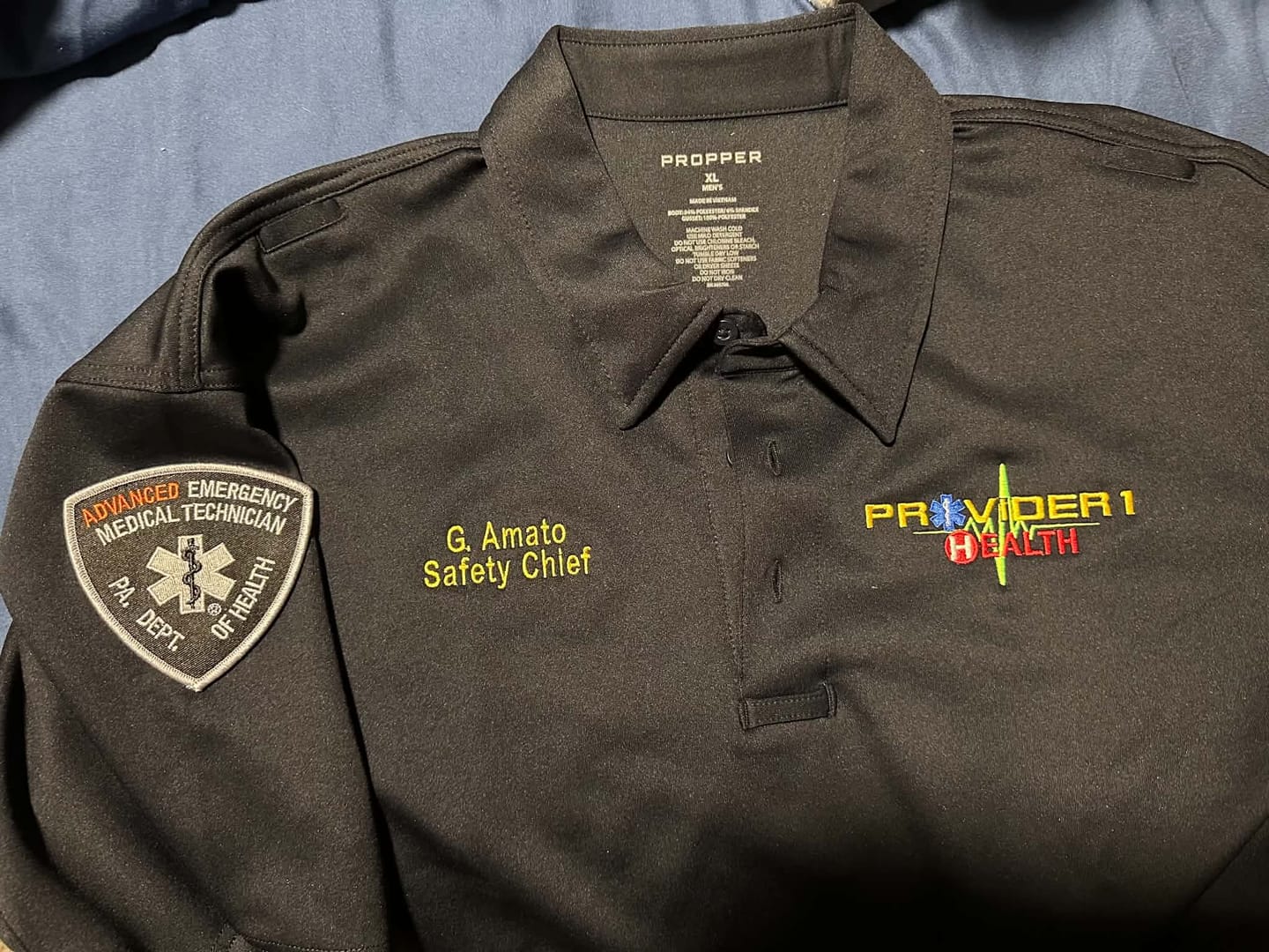 Customer photo review of Propper I.C.E.® Men’s Performance Polo - Short Sleeve | Customizable!