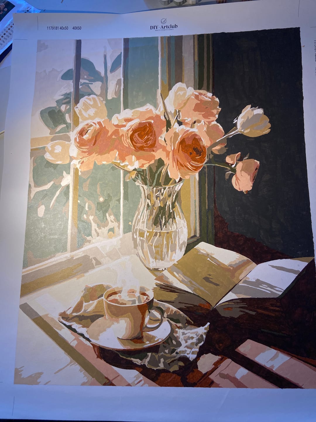 Customer photo review of Cozy Atmosphere | Paint by Number