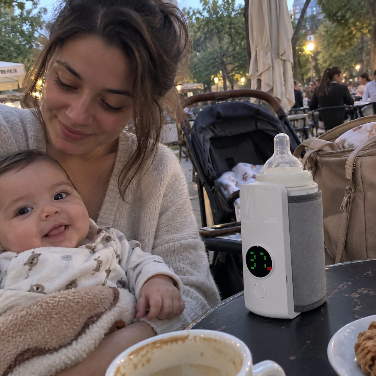 Customer photo review of NestiSip WarmWrap