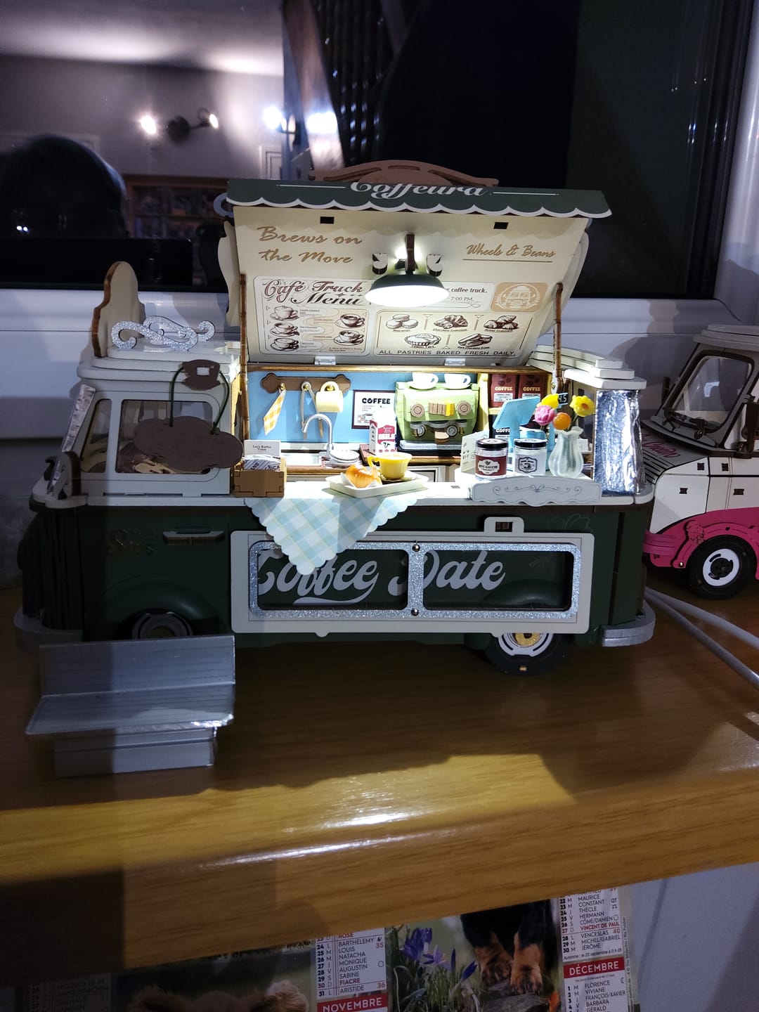 Customer photo review of 3D Puzzle - Leo's Coffee Truck
