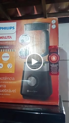 Customer photo review of PHILIPS Liquidificador Série 5000, RI2242, Preto, Jarra Inquebrável, Walita