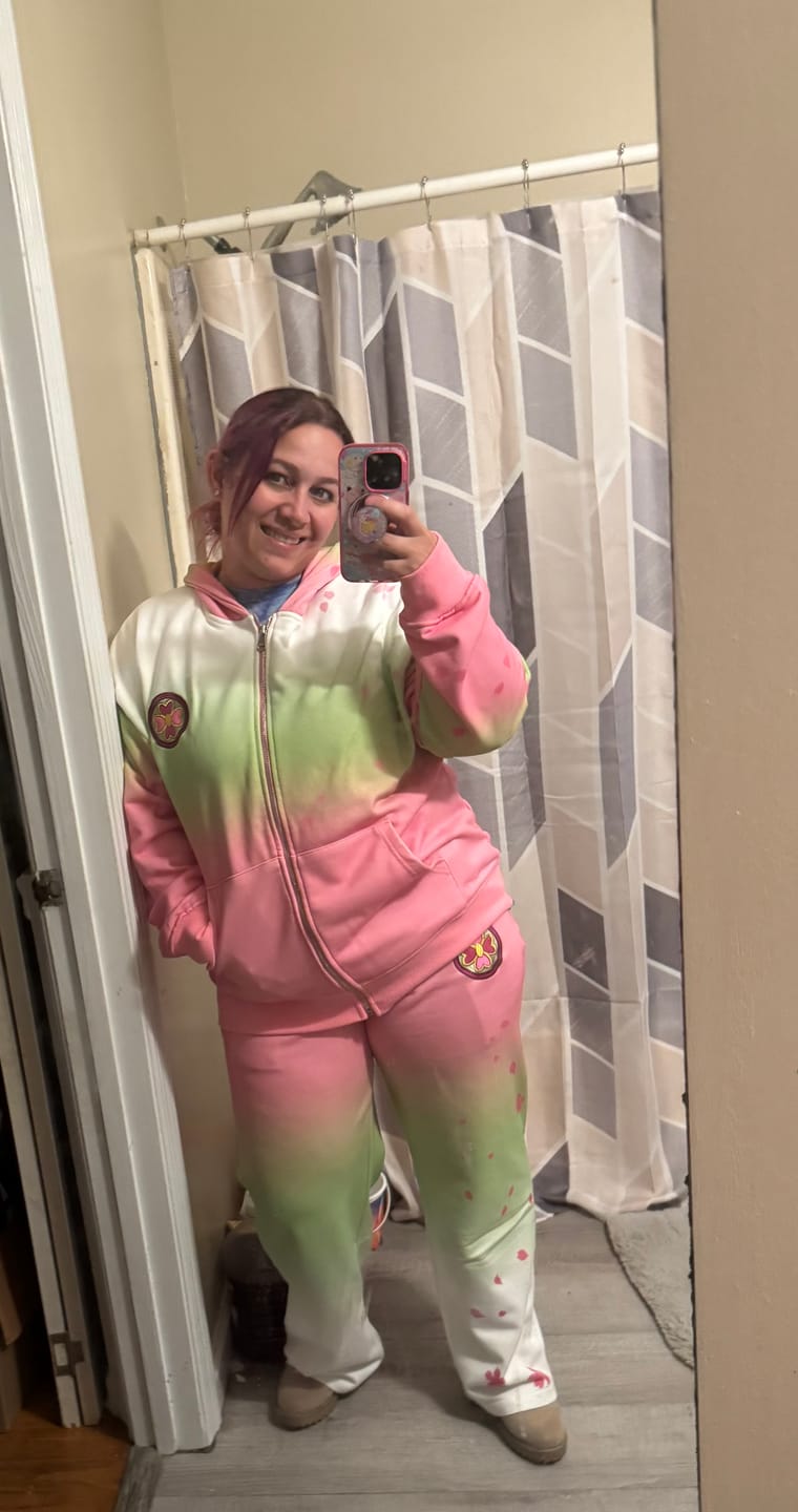 Customer photo review of Love Guardian Sweatpants