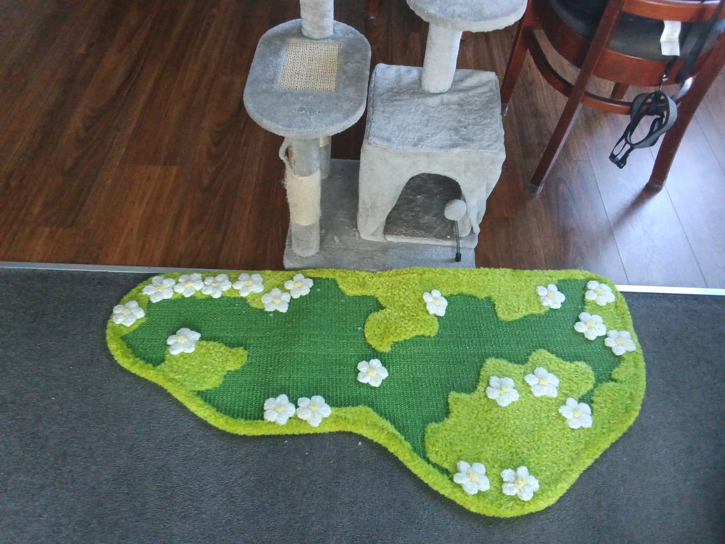 Customer photo review of Premium Cat Scratching Mat