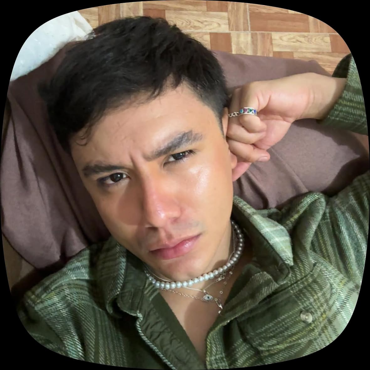 Customer photo review of Collar ojito turco montado