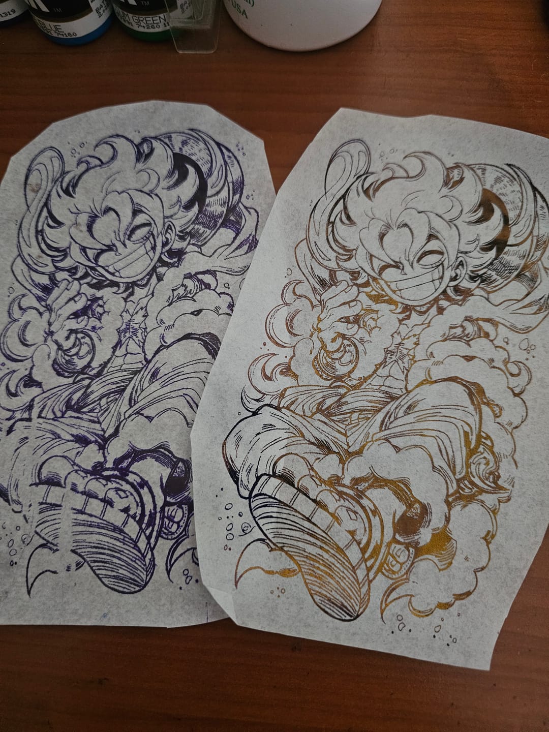 Customer photo review of A4 MTS Stencil transfer paper