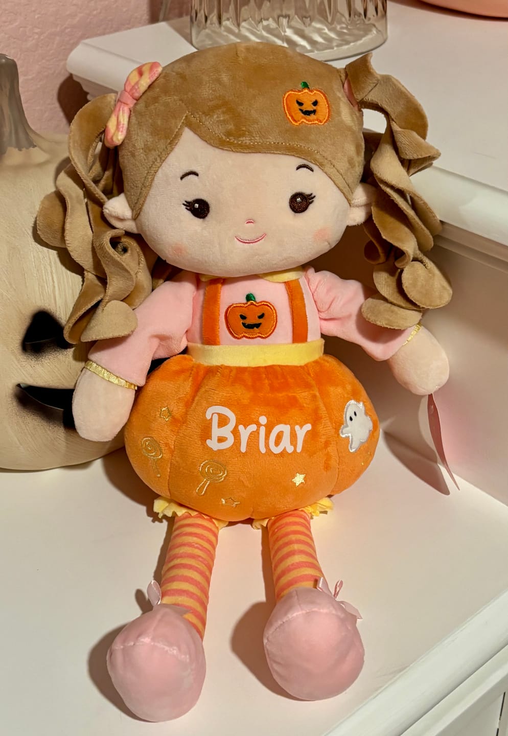 Customer photo review of Personalized Pumpkin Trixie - Halloween Special