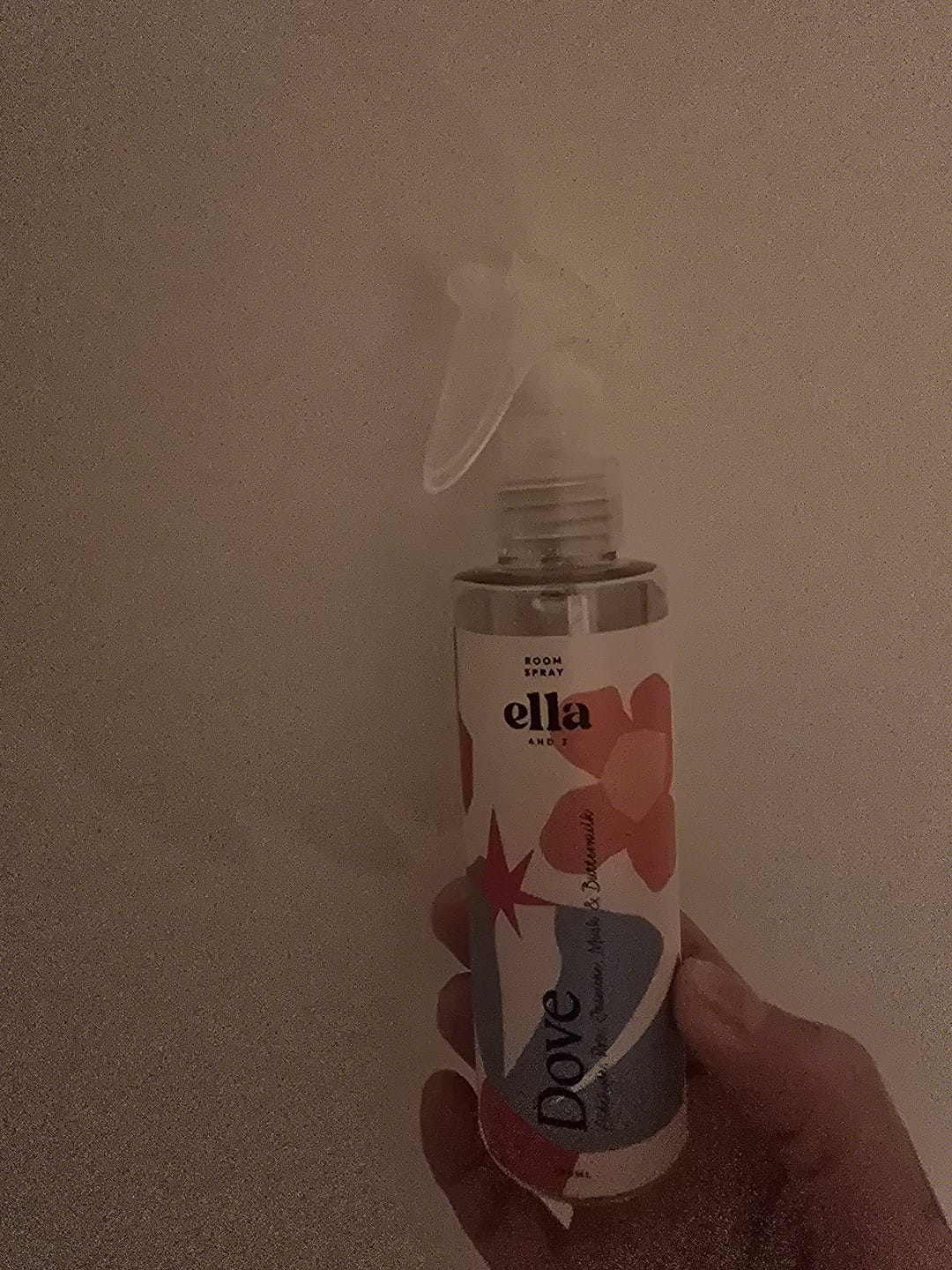 Customer photo review of Dove Room Spray
