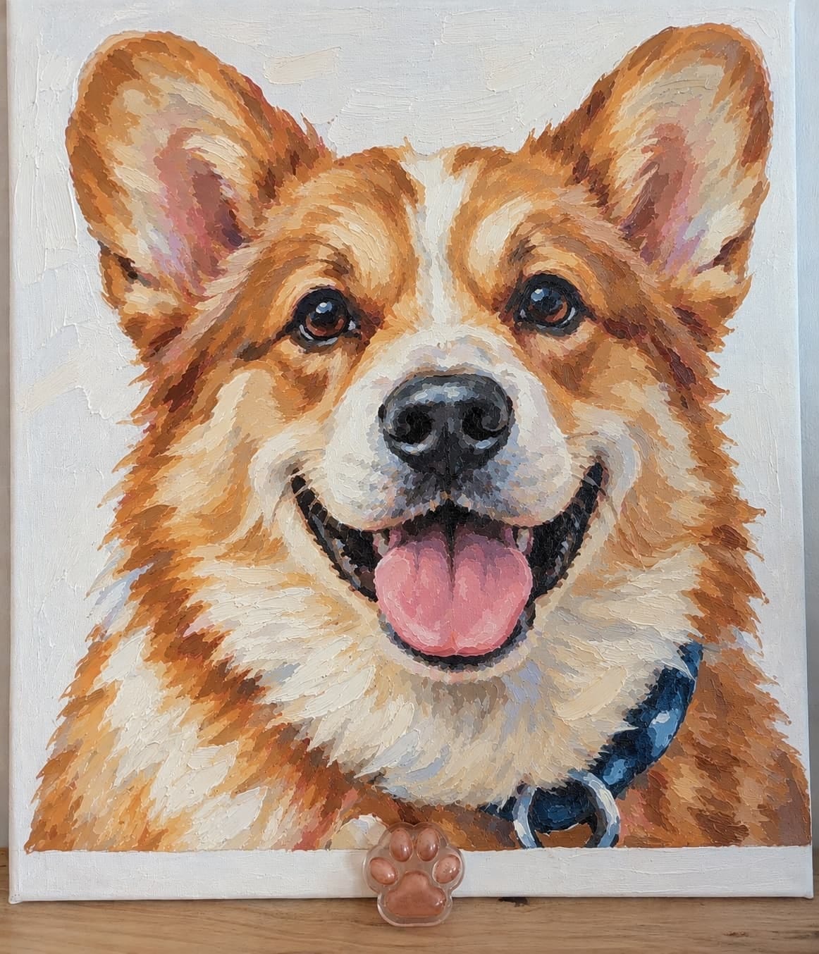 Customer photo review of Custom Paint by Numbers Kit - Turn Your Photo Into Hand-Painted Art