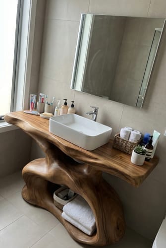 Customer photo review of Farmhouse Vanity For Traditional Bathroom Furniture