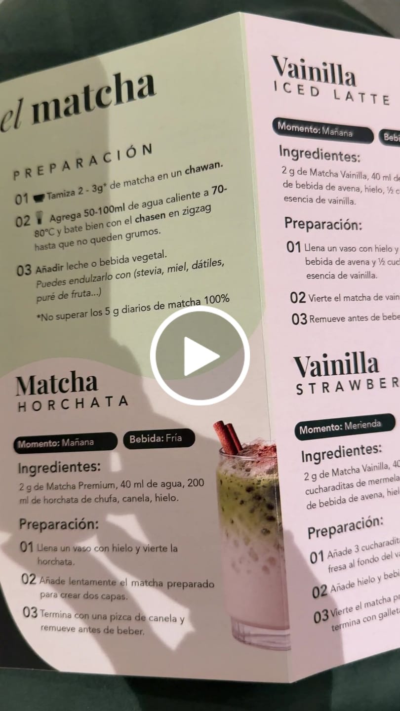Customer video review of Recetario Matchaflix