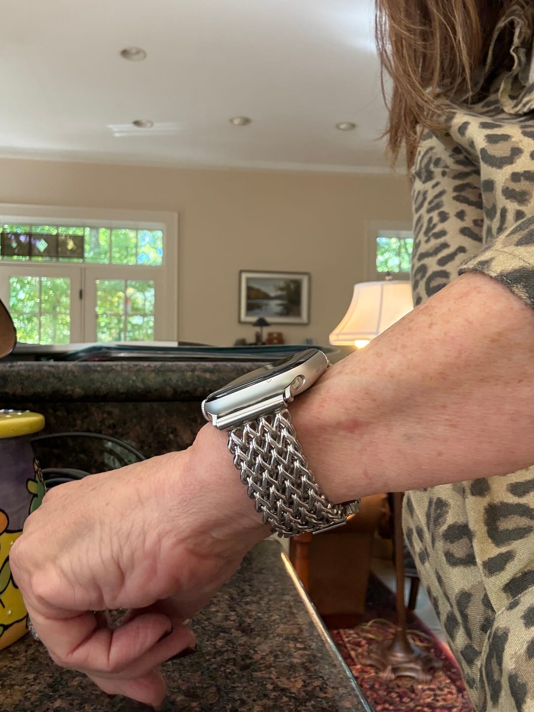Customer photo review of Themis Stainless Band