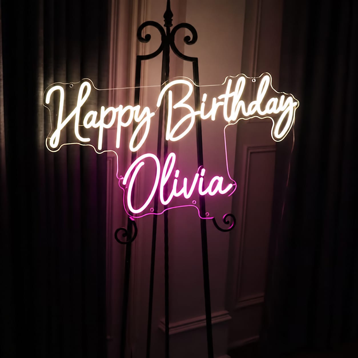 Customer photo review of Custom Sign For Georgia Nelson