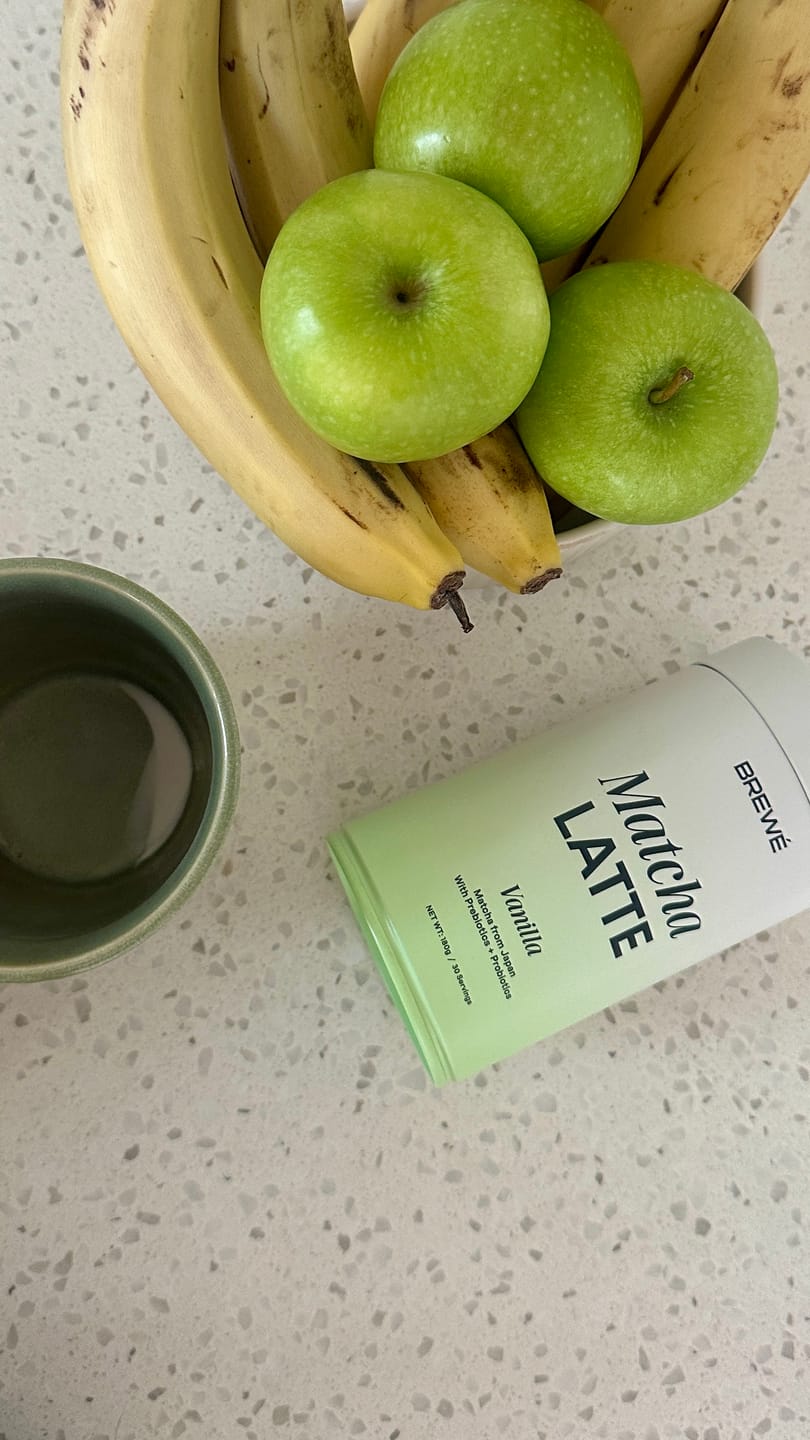 Customer photo review of Vanilla Matcha Latte (Ceremonial Grade + Pre & Probiotics)