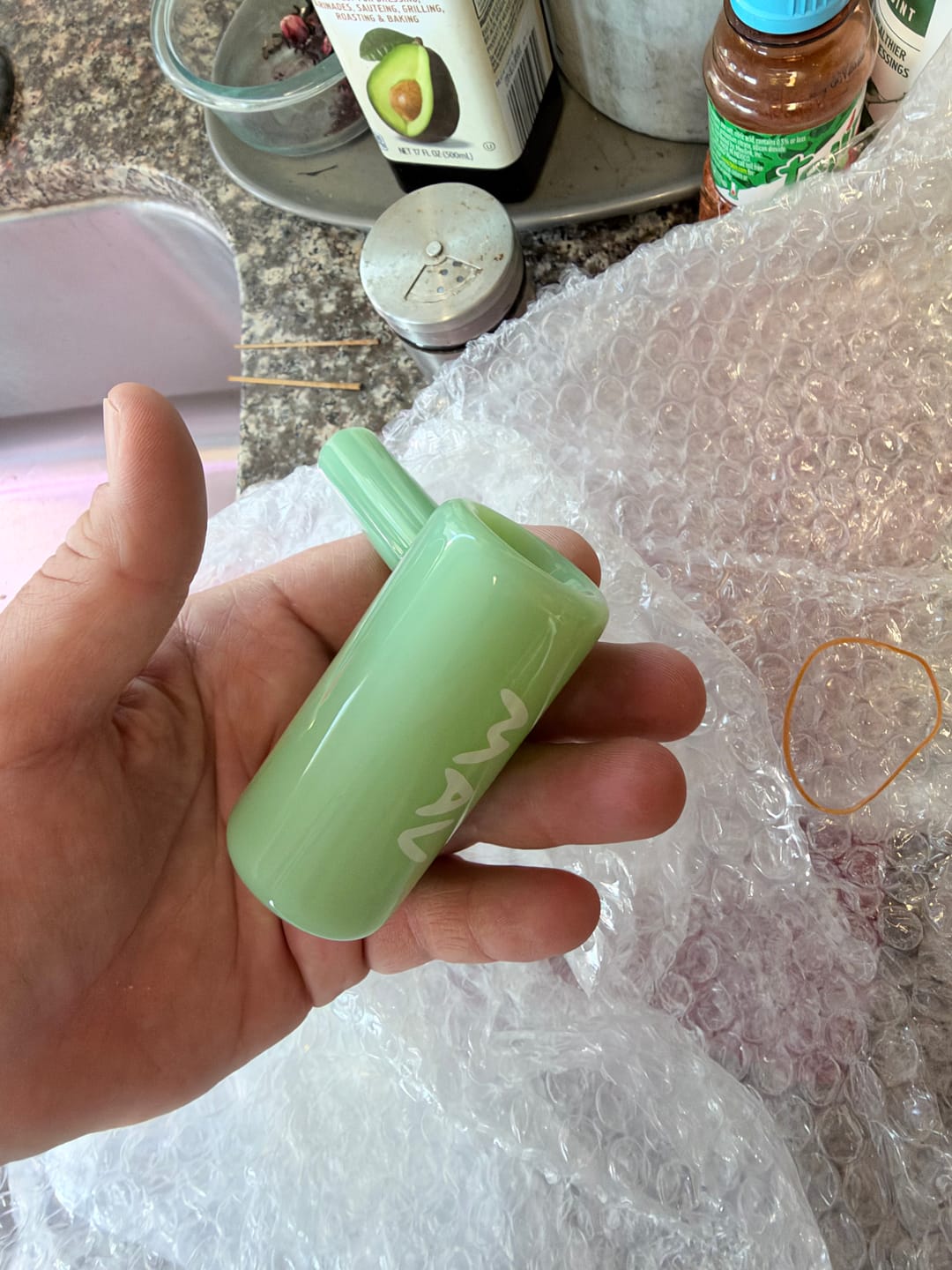 Customer photo review of FREE Hand Pipe