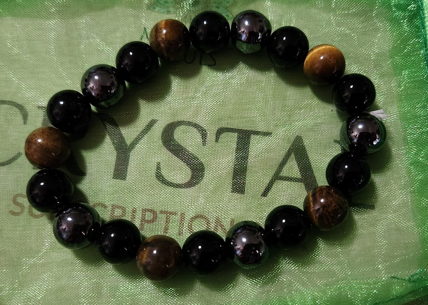 Customer photo review of Triple Stone Protection Bracelet