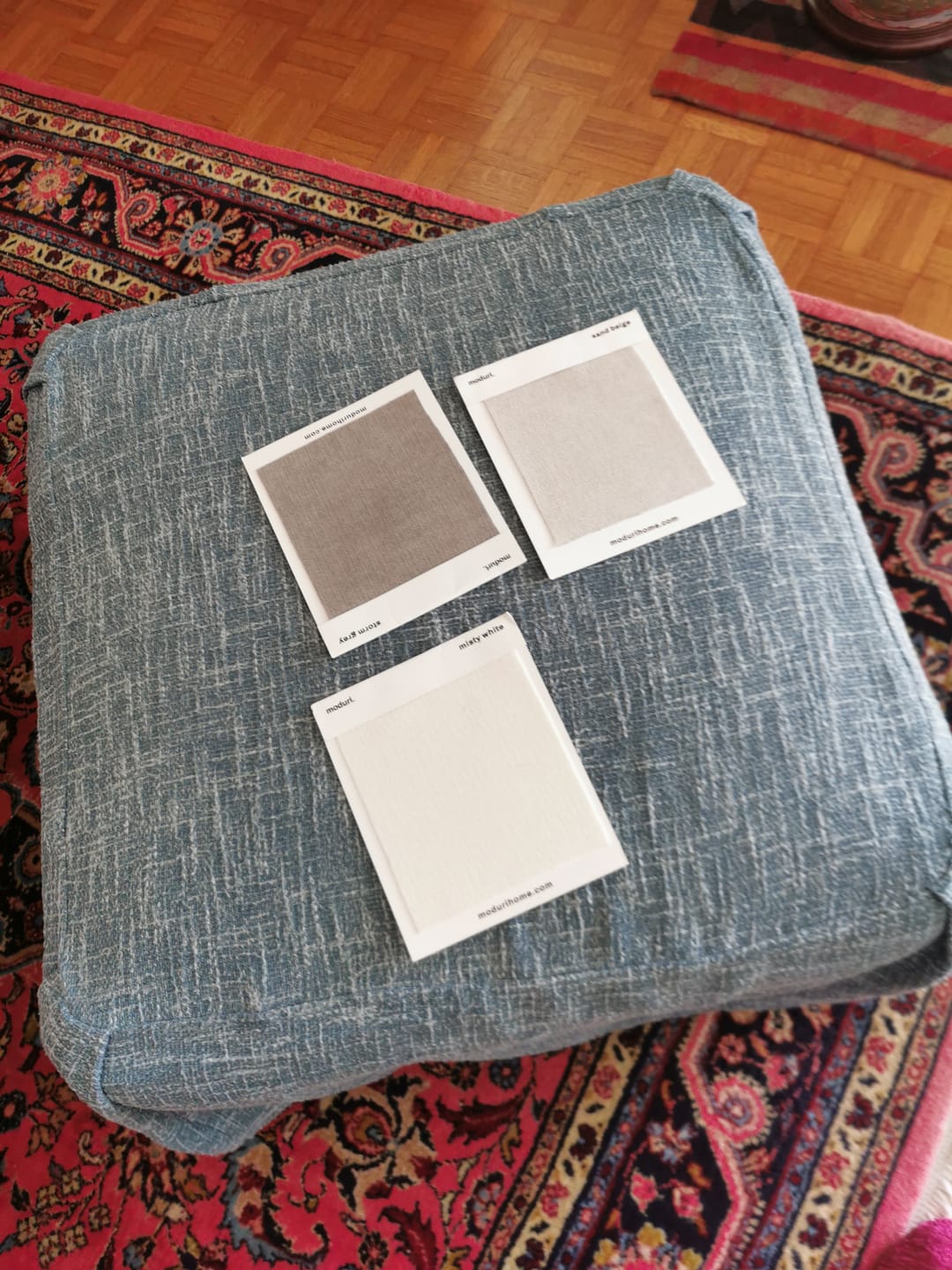 Customer photo review of Fabric Samples - 3 Pack