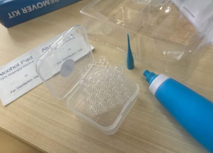 Customer photo review of Removedor de verrugas sin dolor