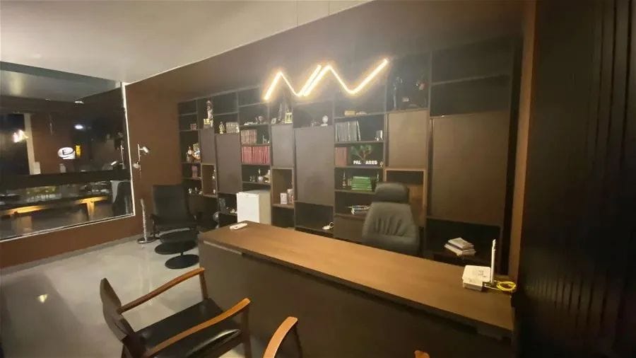 Customer photo review of Pendente Linear LED Hoffa 45cm ou 90cm