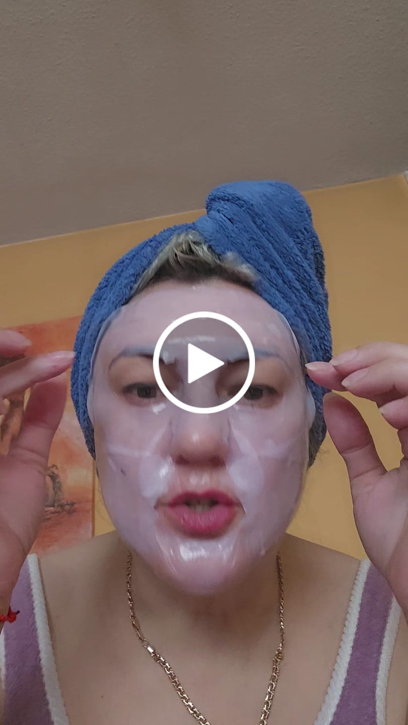 Customer video review of LIQUID GLASS SKIN MASK