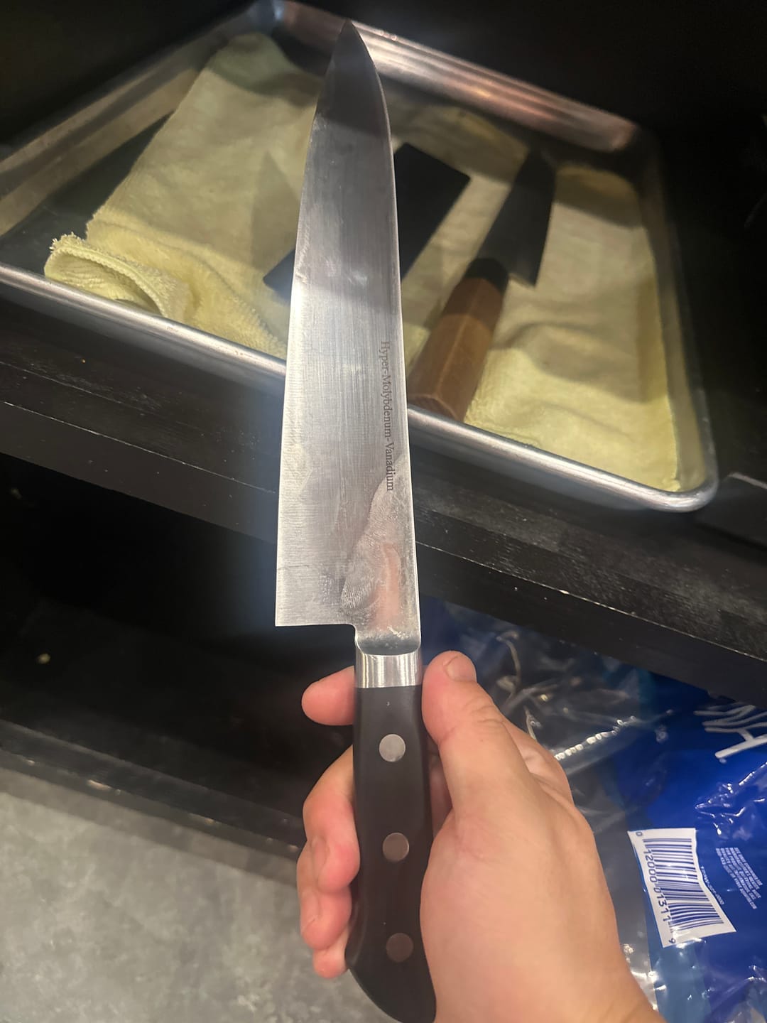 Customer photo review of Masamoto VG Gyutou 210mm (8.3")