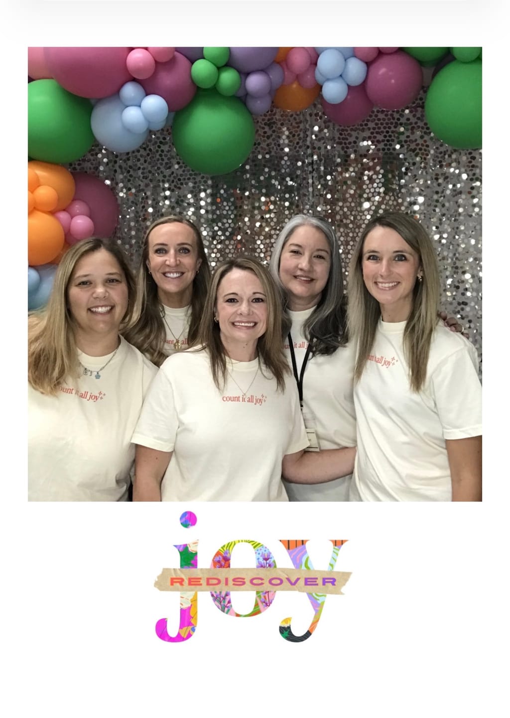 Customer photo review of Count It All Joy Tee - Ivory