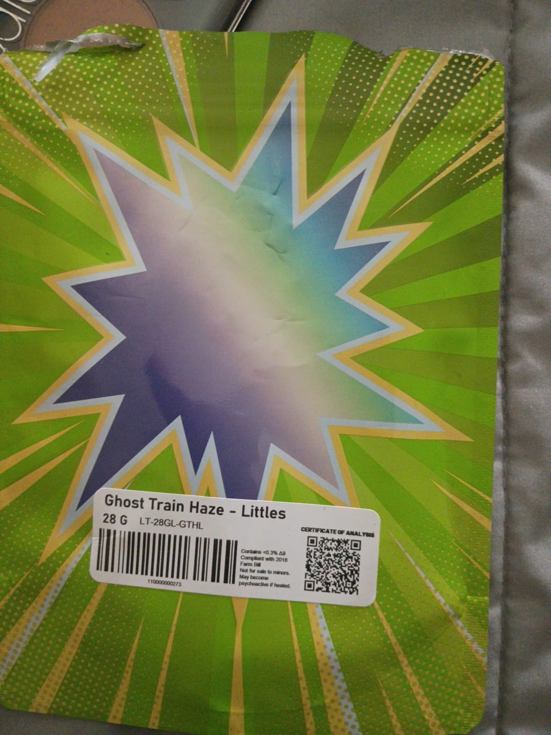 Customer photo review of LITTLES BRAND - Ghost Train Haze - 28 Grams Littles - Sativa