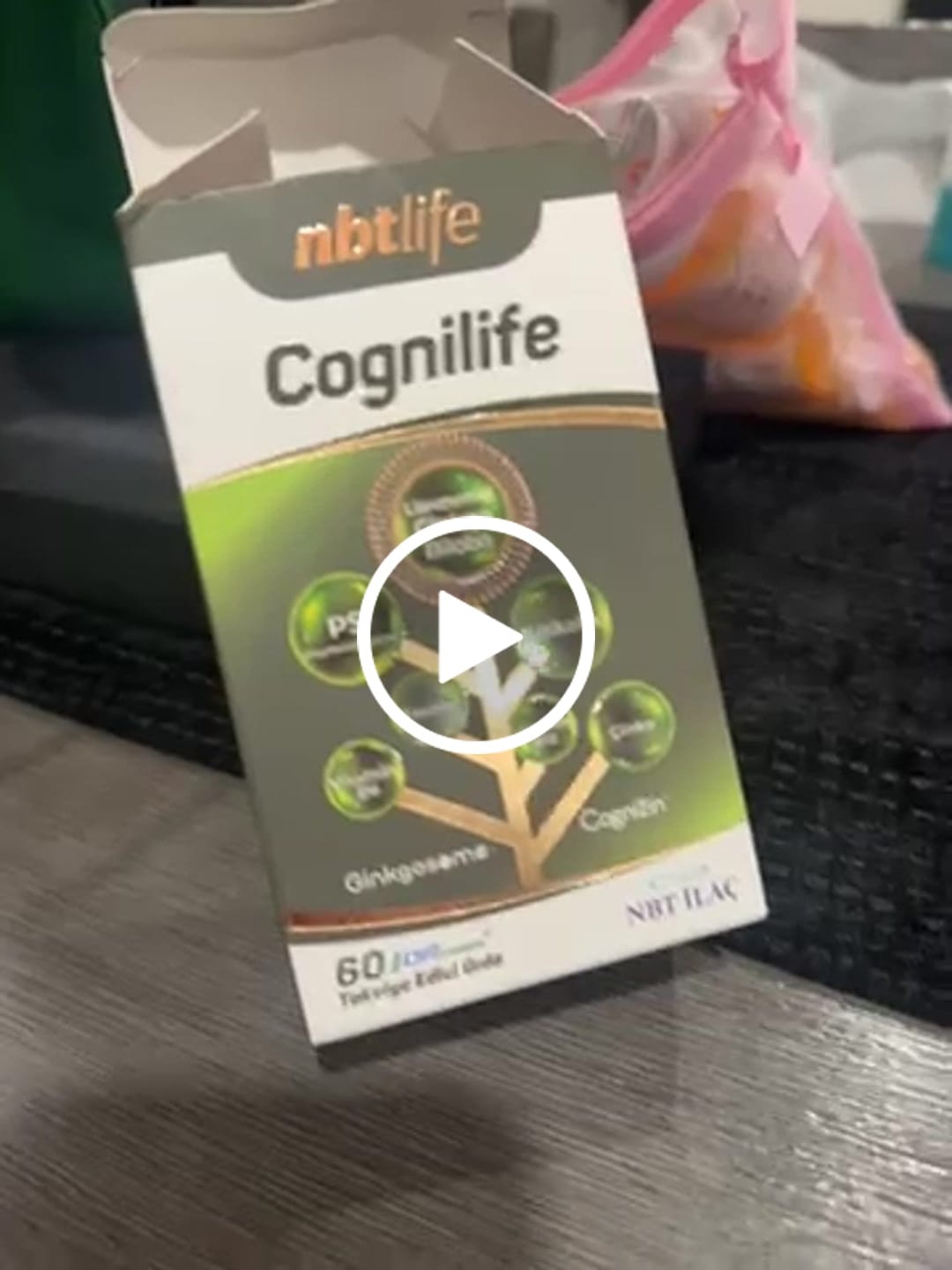 Customer video review of NBTLife Cognilife - 60 Capsules with Citicolin, Ginkgo Biloba, and Phosphatidylserine