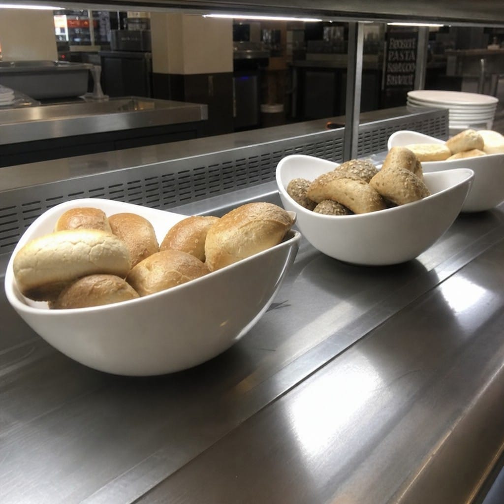 Customer photo review of Bowls 852ml Porcelain for Buffet Displays (Pack of 6)