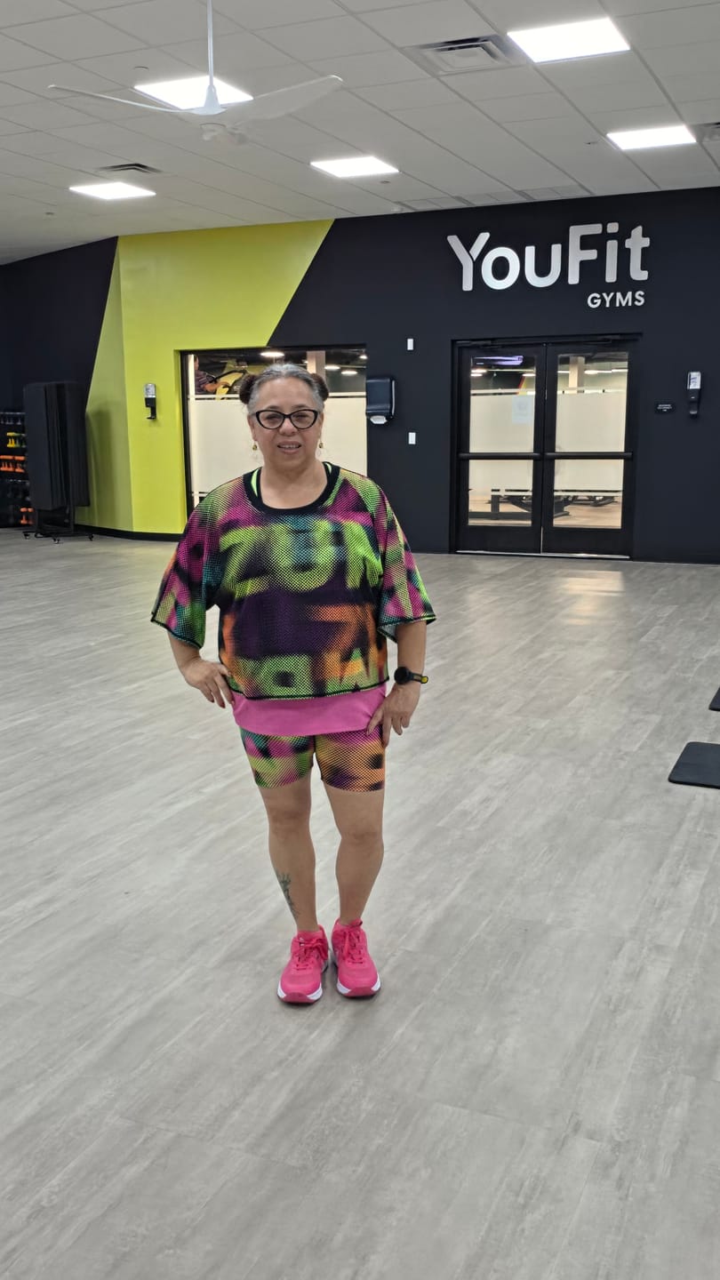Customer photo review of Electric Feel High Waisted Biker Shorts