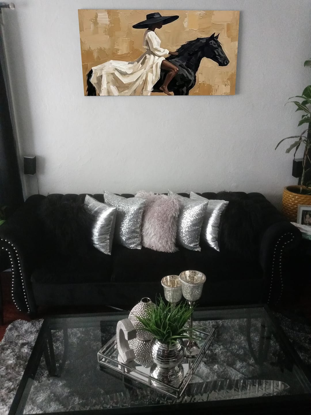 Customer photo review of Vintage Americana Art | Ivory Reins Drift #VA078