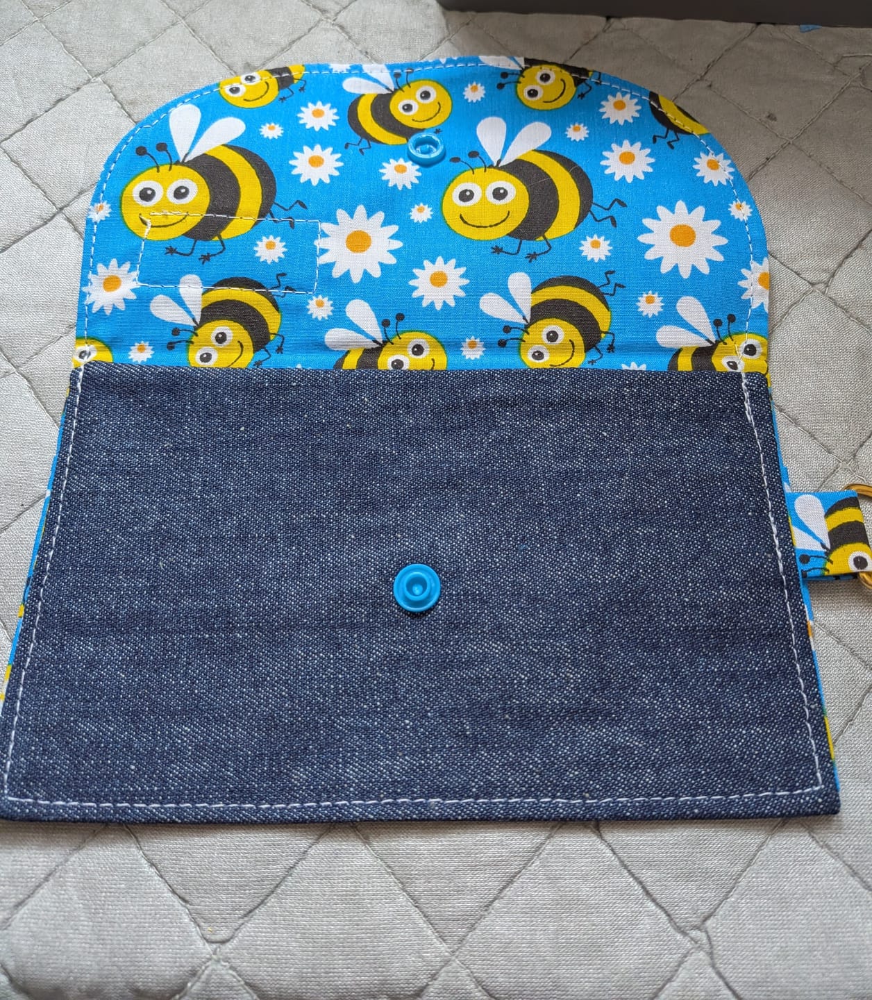 Customer photo review of Bees and Daisies Polycotton Fabric