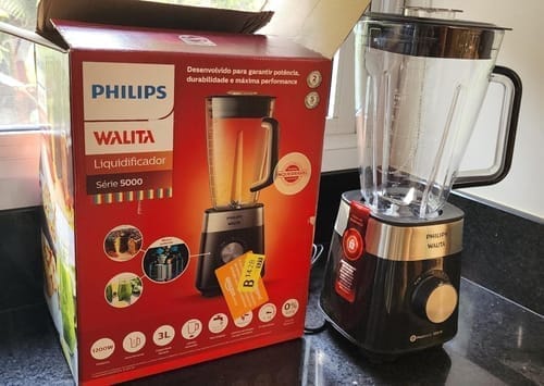 Customer photo review of PHILIPS Liquidificador Série 5000, RI2242, Preto, Jarra Inquebrável, Walita