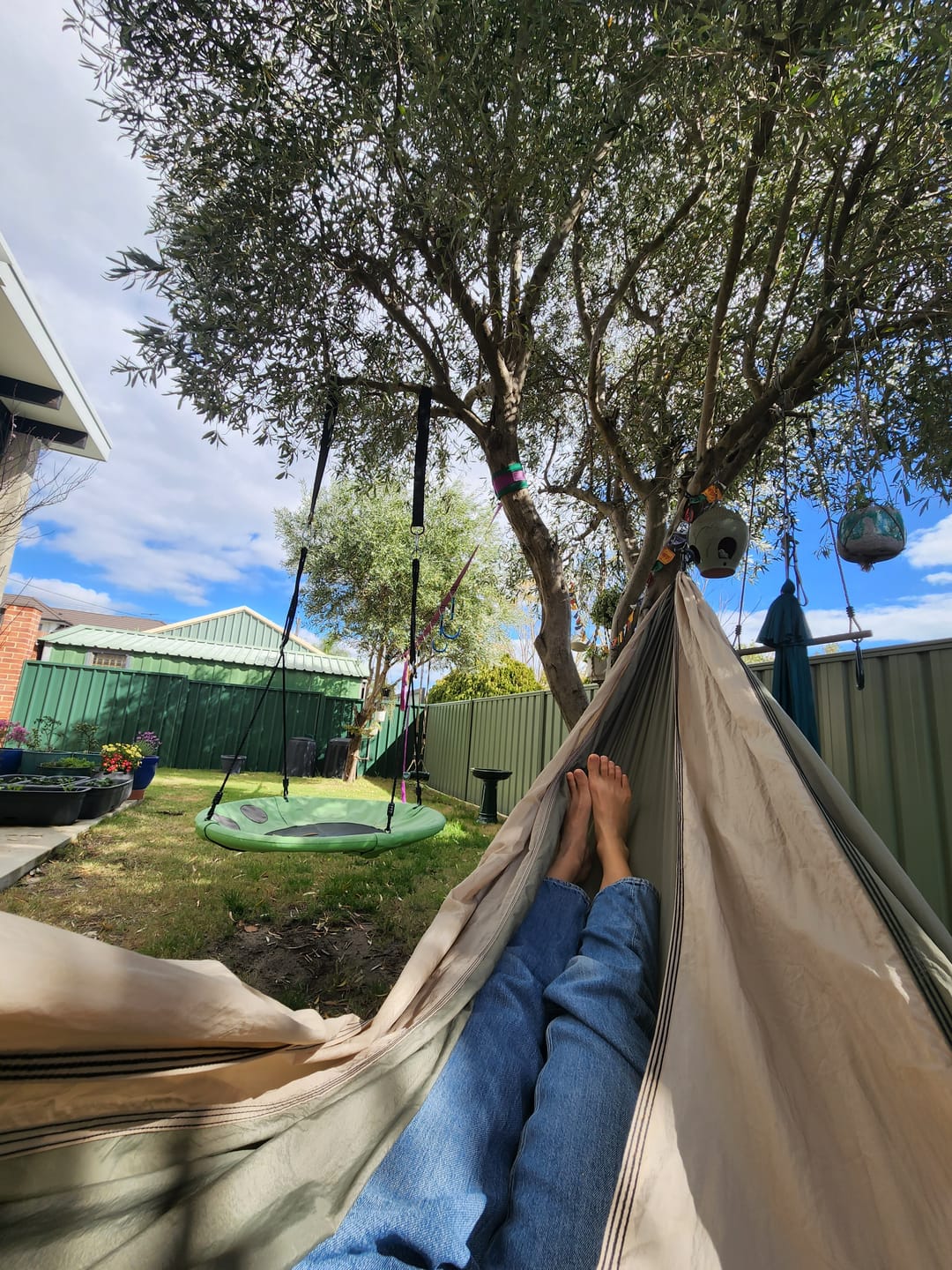 Customer photo review of Lightweight Double Hammock