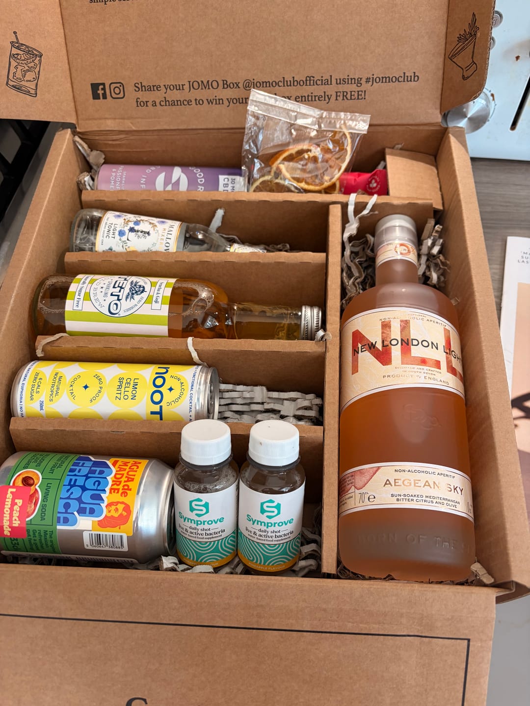 Customer photo review of The JOMO Cocktail Box | Subscribe & Save 🍸
