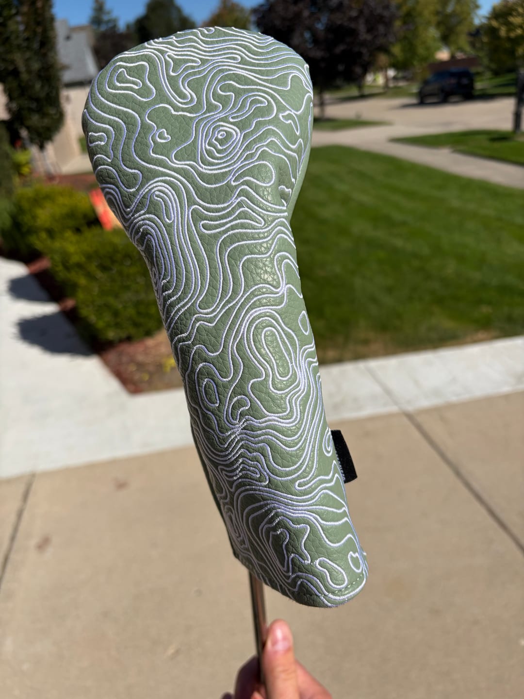 Customer photo review of Topographic Edition - Fairway Green / Embroidered Pure White