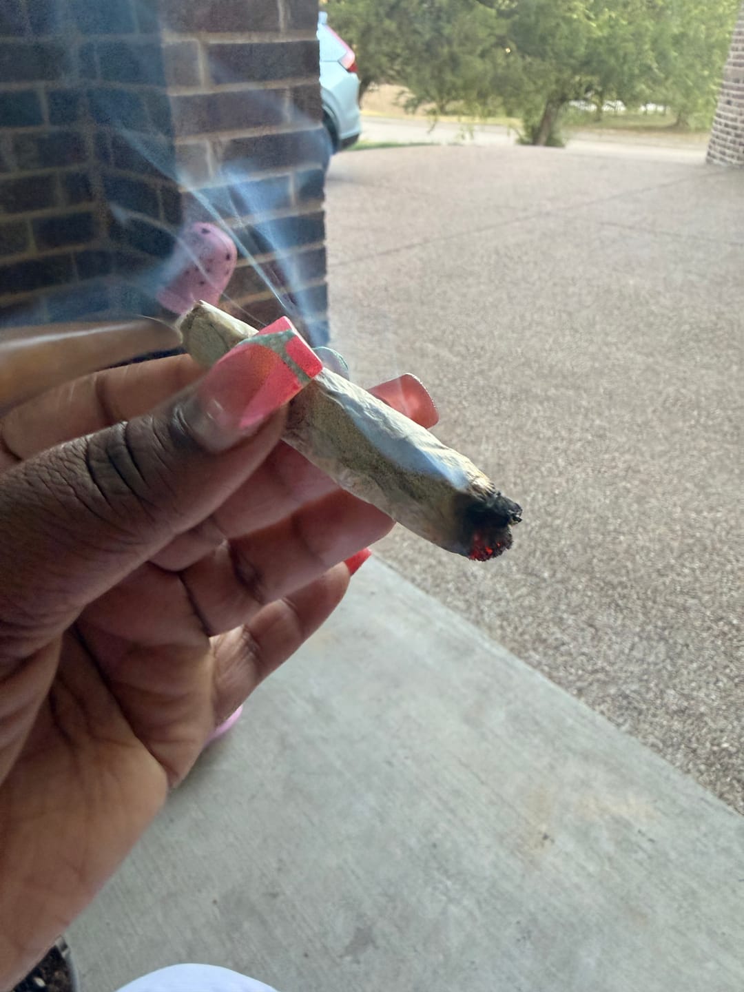 Customer photo review of Blackout Berries THCA Flower Ounce (28g)