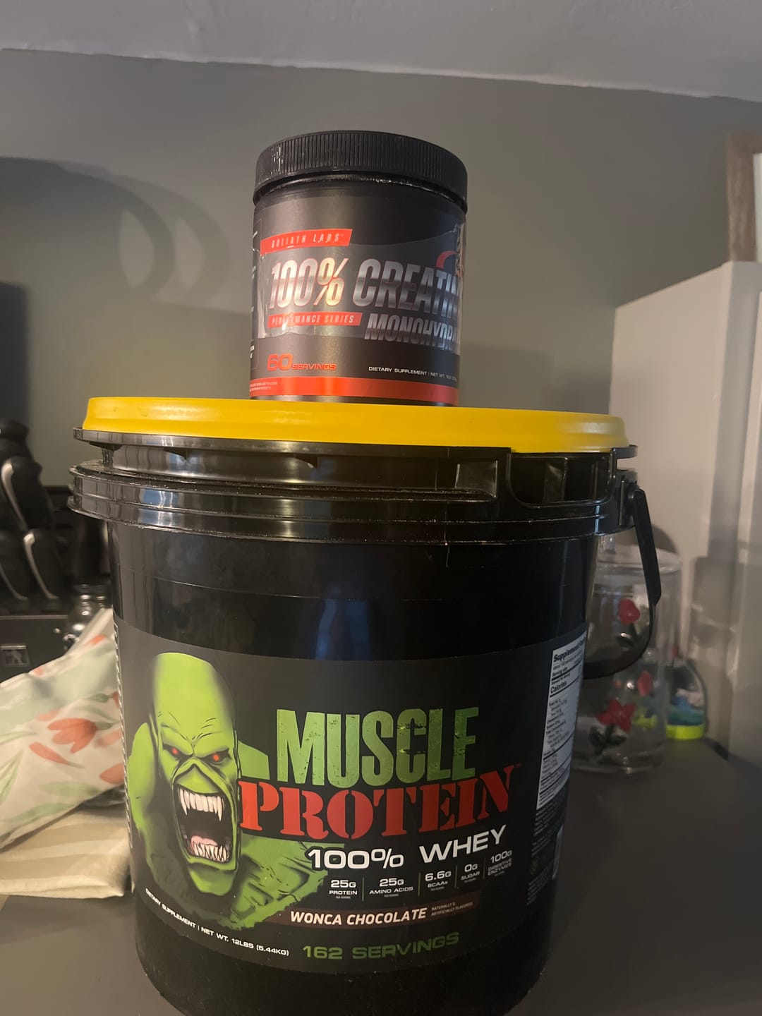 Customer photo review of 100% Creatine Supplement