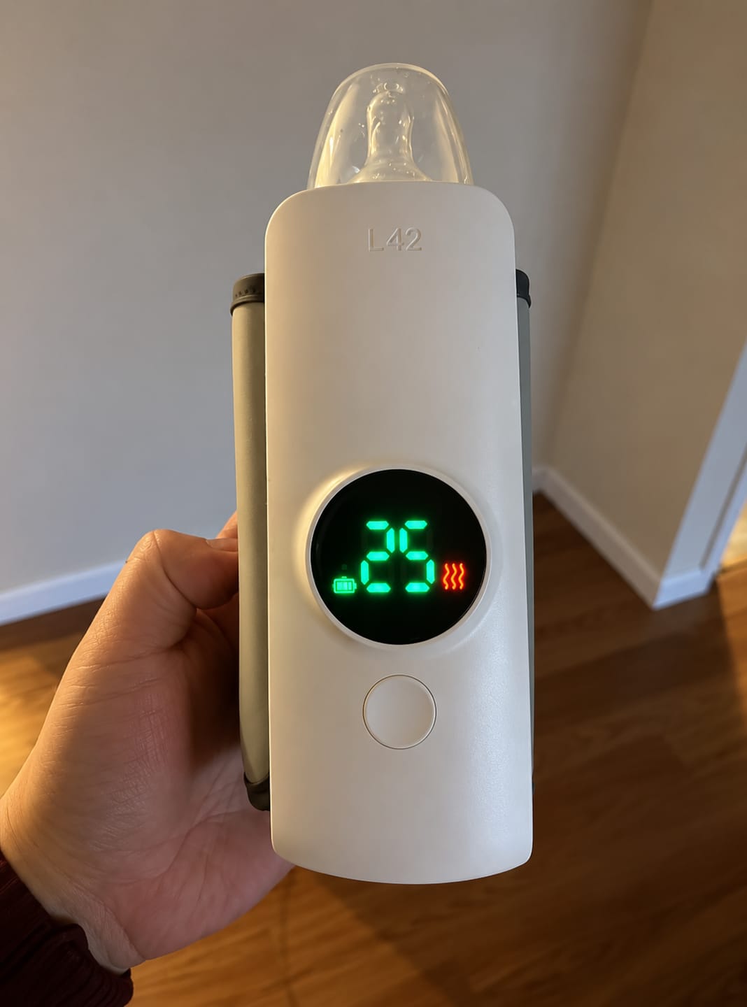 Customer photo review of NestiSip WarmWrap